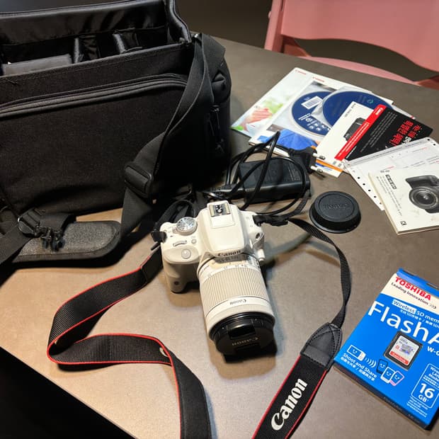 캐논 EOS 100D 화이트 DSLR 카메라