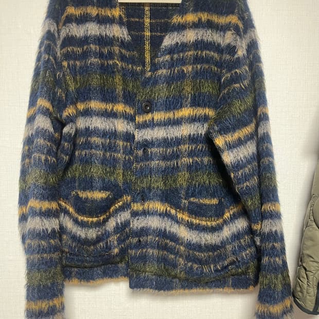 아워레가시 17FW 모헤어 가디건 