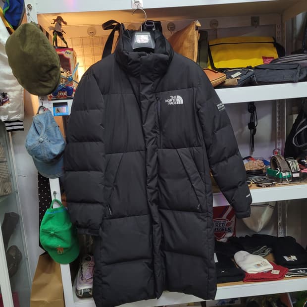 노스페이스 블랙 롱 패딩