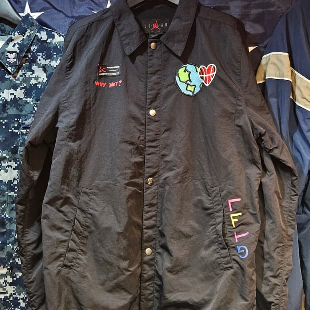 Jordan × Why Not Coach Jacket (Black)