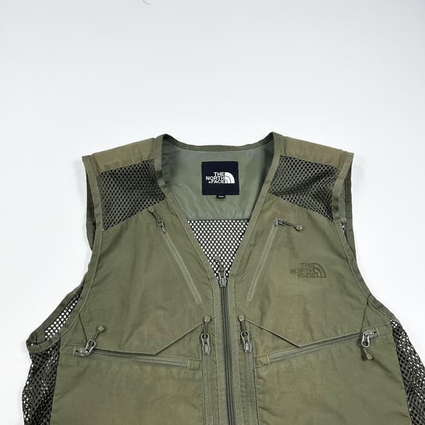 노스페이스 마운틴 카키 조끼 베스트 (XL)
