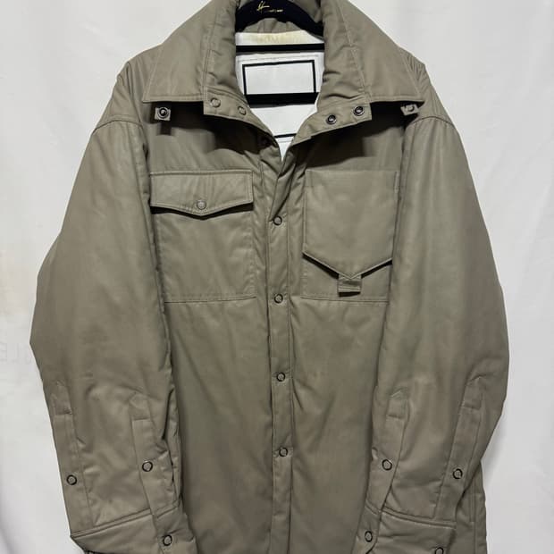 46 우영미 셔츠 패딩 자켓