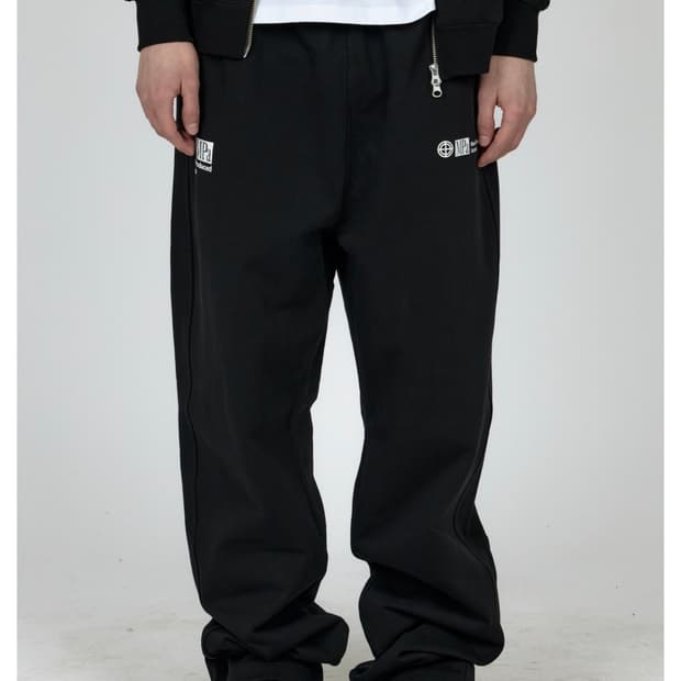 플라스틱프로덕트 스웻팬츠 블랙 s