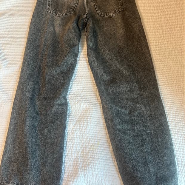 자라 배기핏데님