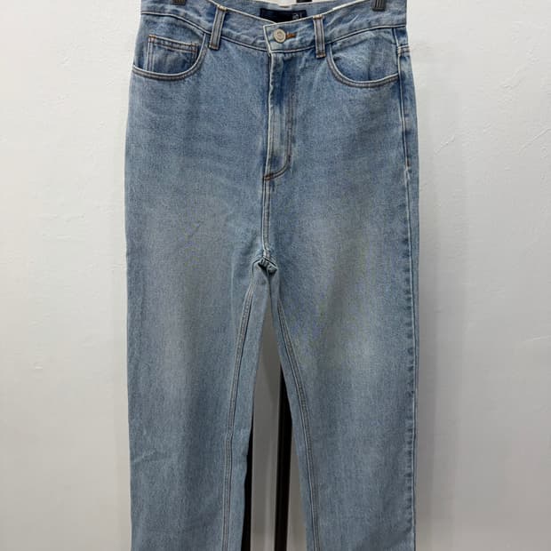 정품) 렉토 여성 데님 와이드 팬츠 S(27-28)