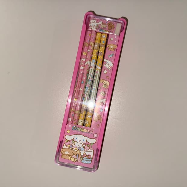 산리오 시나모롤 프렌즈 고전문구 필기구+케이스