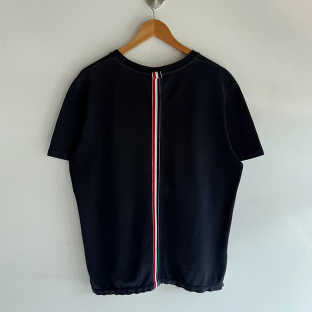 톰브라운 루즈핏 백 삼선 코튼 반팔티셔츠 3size