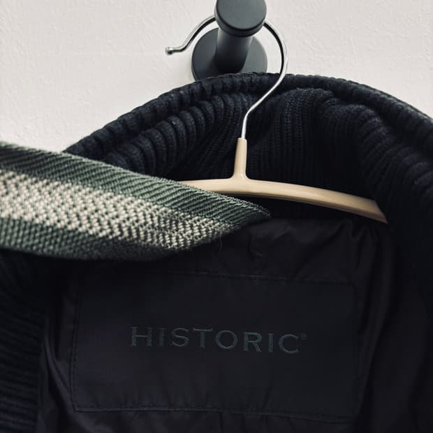 HISTORIC 거위털 패딩 자켓 블랙