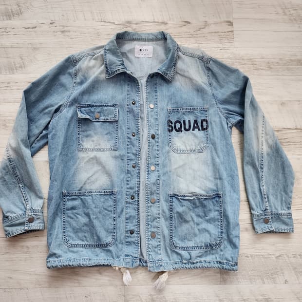 NIX 닉스 데님 초어 자켓 (100~105)사이즈 야상 청자켓 워크자켓