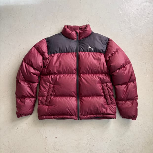 00s 푸마 빈티지 구스다운 패딩 L