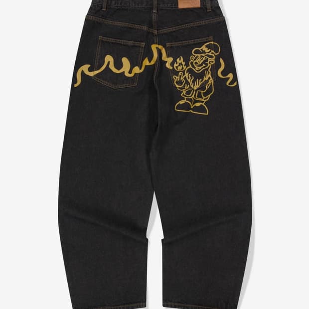 위캔더스 DWARF DENIM PANTS (BLACK)