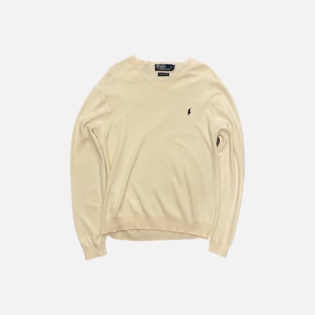 폴로 오트밀 니트