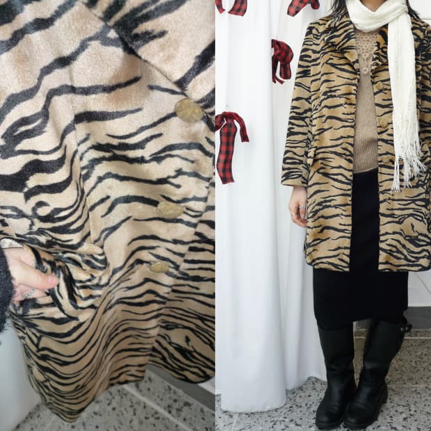 leopard chic mood coat