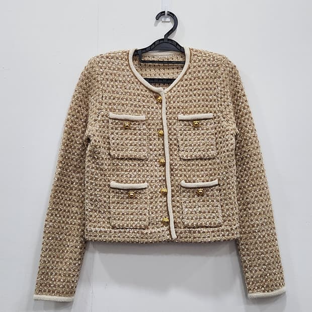 [M] 더맥 The Mac 금장 트위드 자켓 니트 가디건