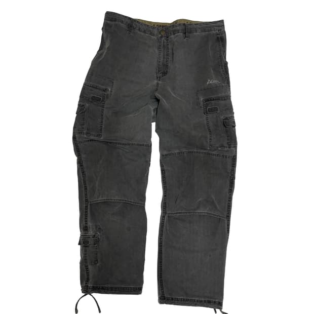 제리(GERRY) 아카이브 페이딩 블랙 테크니컬 카고 팬츠