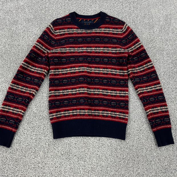 타미힐피거 램스울 크루넥니트