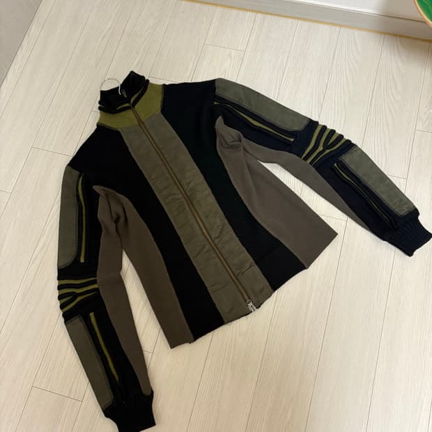 빈티지 니트 집업 55-66사이즈 eckhauslatta 아르마니