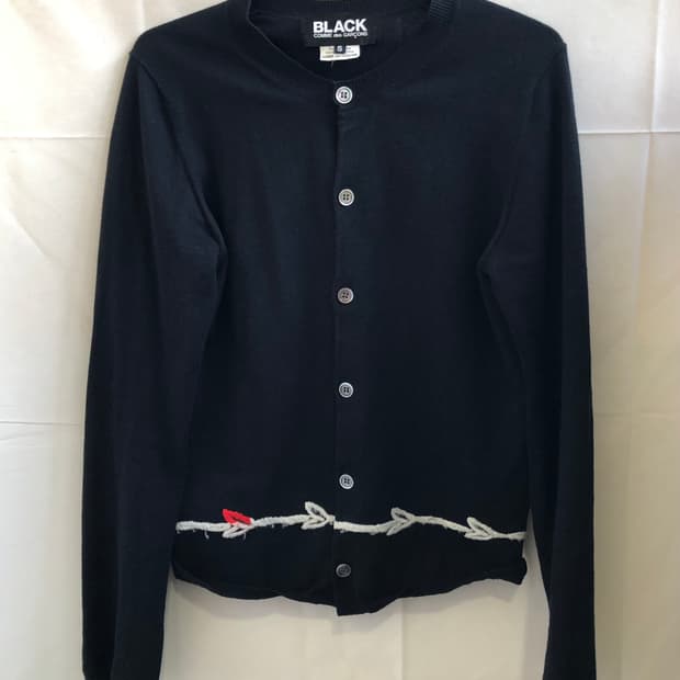 꼼데가르송 블랙 가디건