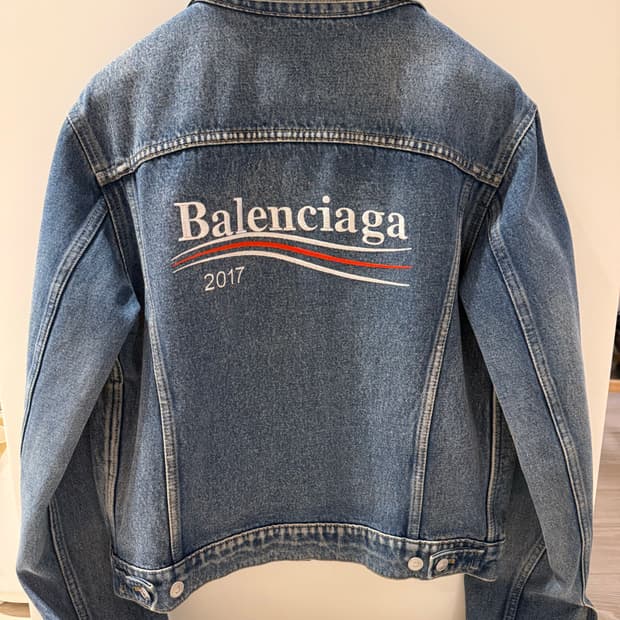 발렌시아가 웨으브로고 창자켓 46