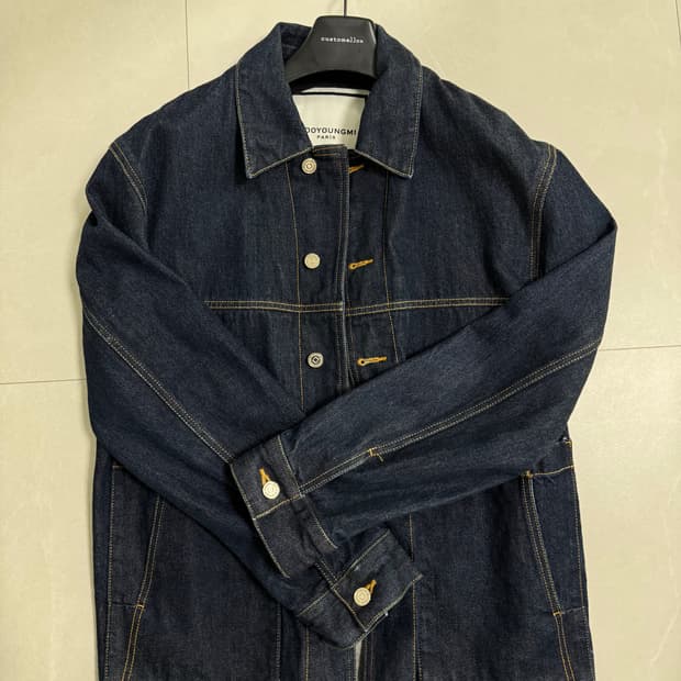 우영미 청자켓 48사이즈