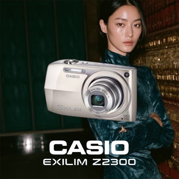A급)카시오 엑슬림 Z2300 빈티지 디지털카메라 디카
