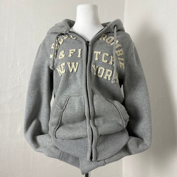 아베크롬비 그레이 후드집업