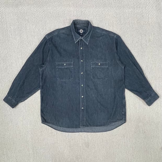 컨버스 데님 셔츠 남성용 3XL