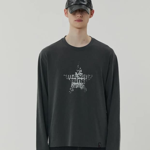 메종미네드 로드스타 롱 슬리브 차콜 M 