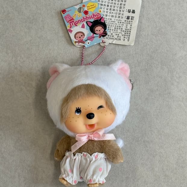고전 몬치치 윙크캣 화이트
