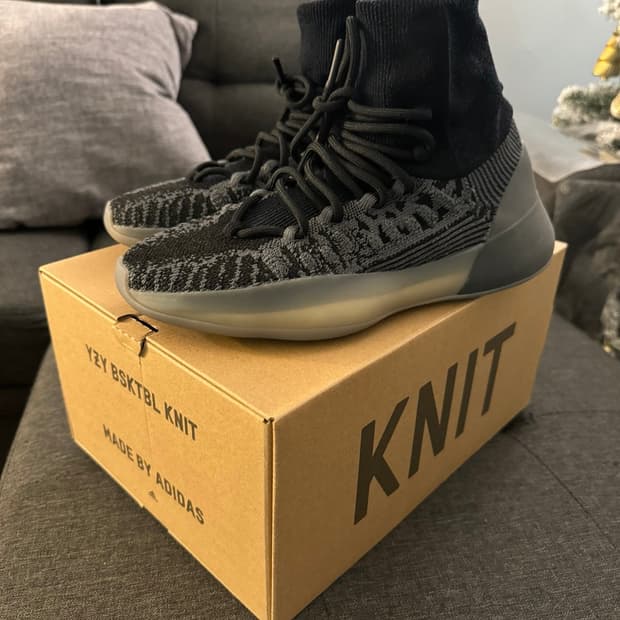 275)아디다스 이지 베스킷볼 니트 슬레이트 블루