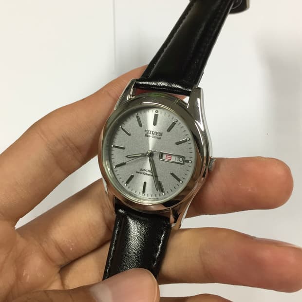 90s citizen junction eco drive day-date