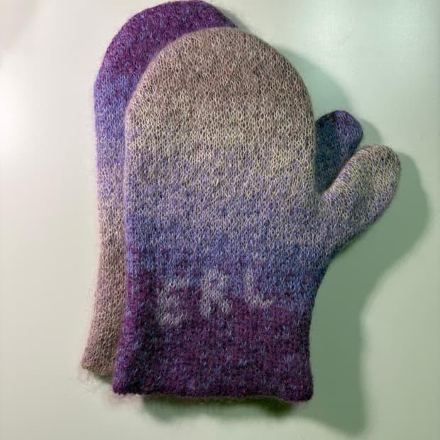 ERL 그라데이션 니트 장갑