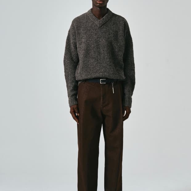 새제품) 노이어 / 부클니트 멀티그레이 / 48 ( 100~105 )