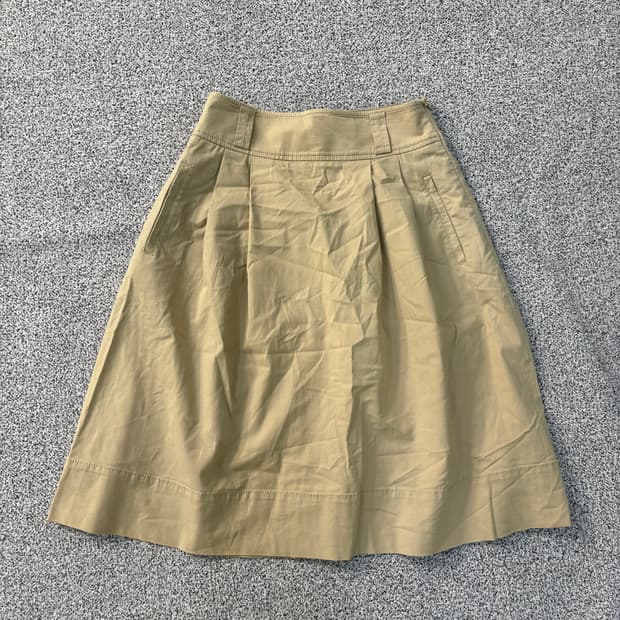 67-91 헤지스 면 스커트 0311J