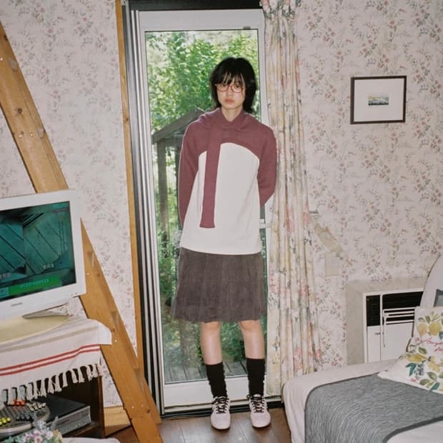 페스토 후드 볼레로 머플러 세트