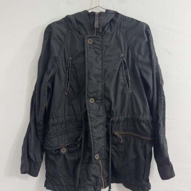 ube hood military jacket 