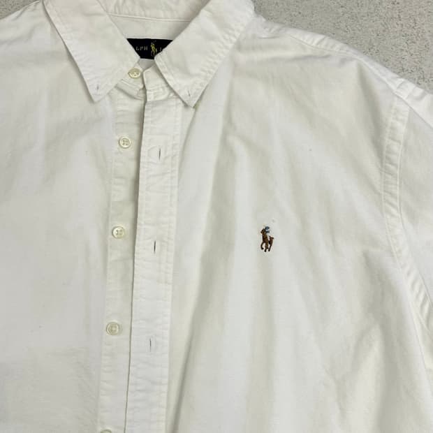 폴로 랄프로렌 옥스퍼드 화이트 셔츠