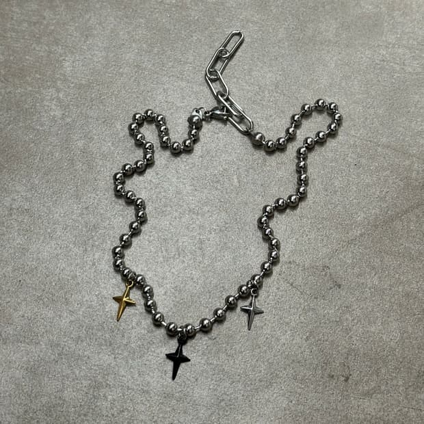 Triple cross - 트리플 십자 목걸이