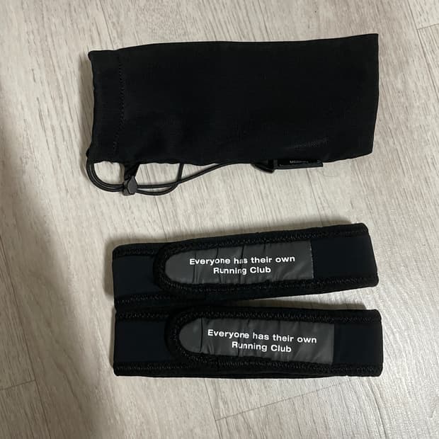 ARC 비컨 니 밴드 블랙 리플렉티드