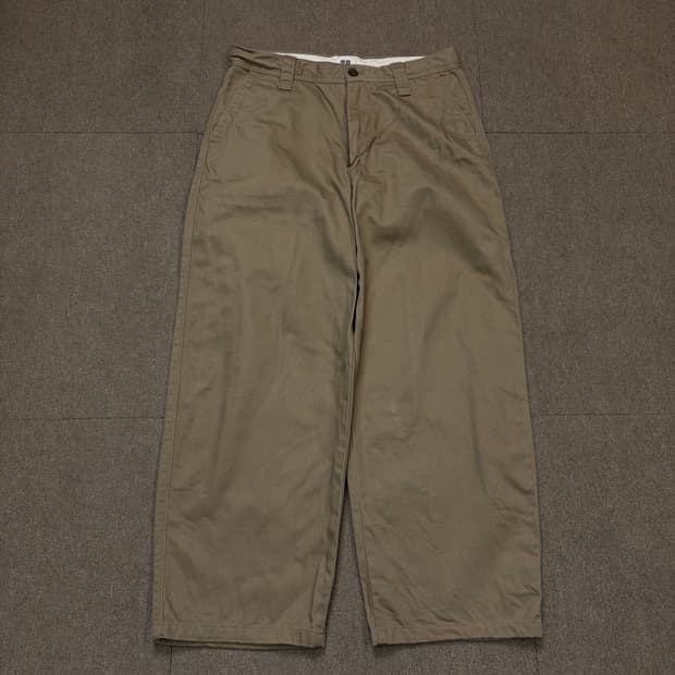 uniqlo u 유니클로 르메르 와이드 치노팬츠 79