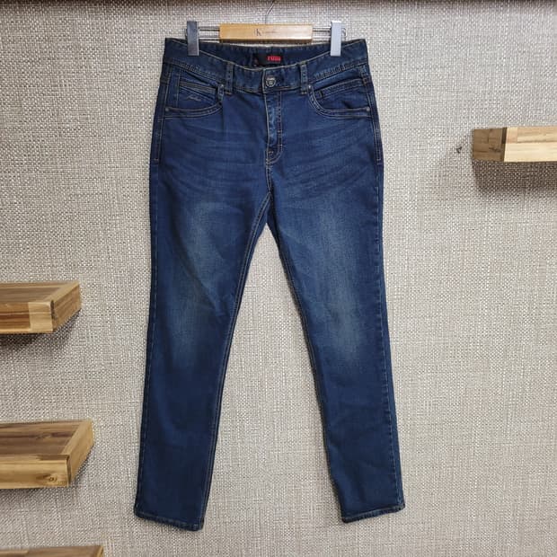 32인치 FUBU 슬림핏 청바지 빈티지 