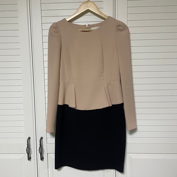 classic peplum dress