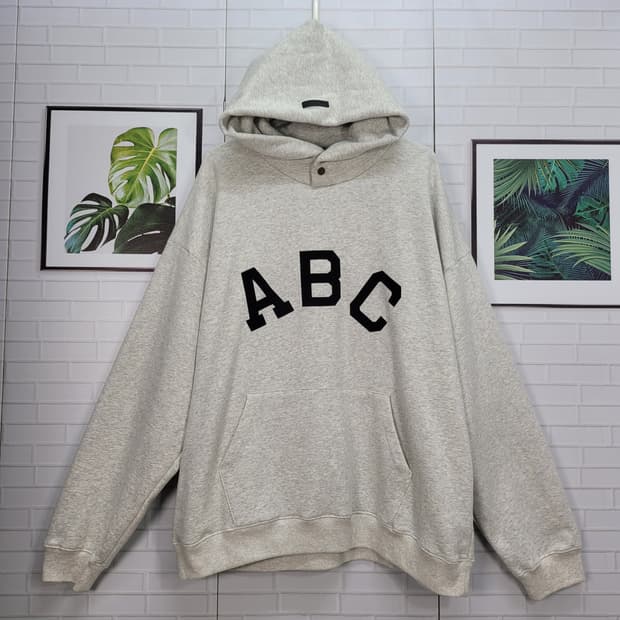 피어오브갓 7th ABC 후드 크림 헤더 긴팔 트셔츠 L사이즈