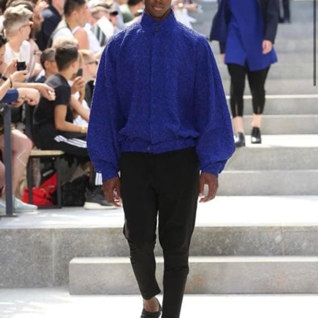 18ss Issey miyake men 블루종