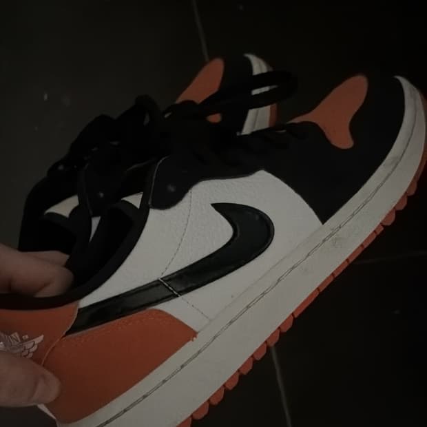 나이키 에어 조던1 로우 골드 스타피쉬