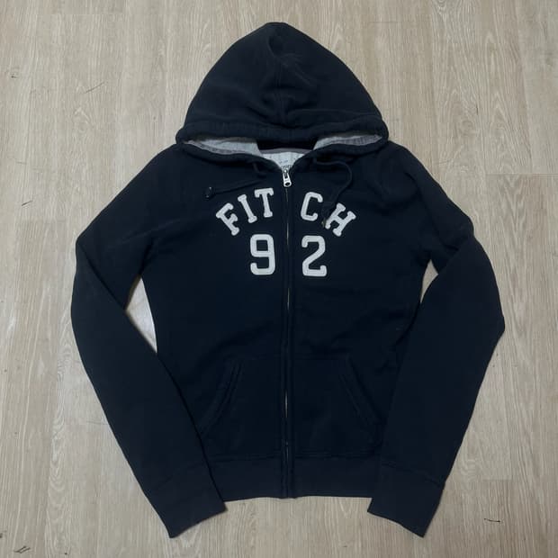 아베크롬비 여성 빅로고 후드집업 M