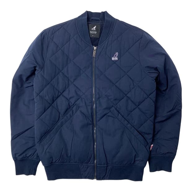 캉골 네이비 퀼팅 점퍼 M