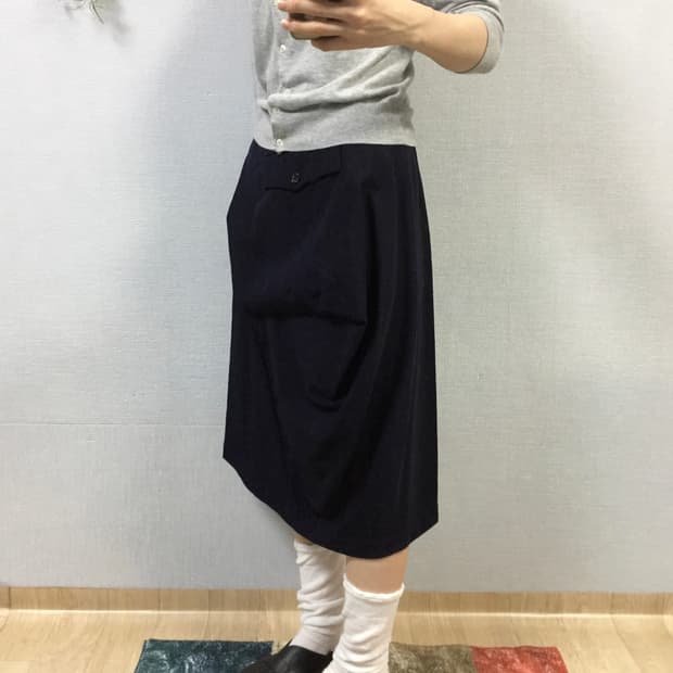 COMME des GARCONS wrap skirt 