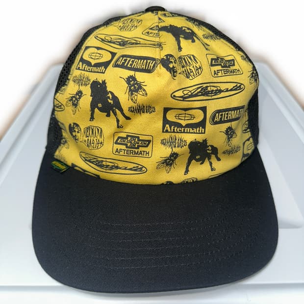 애프터매스 FULL PRINT MESH CAP [BLACK]