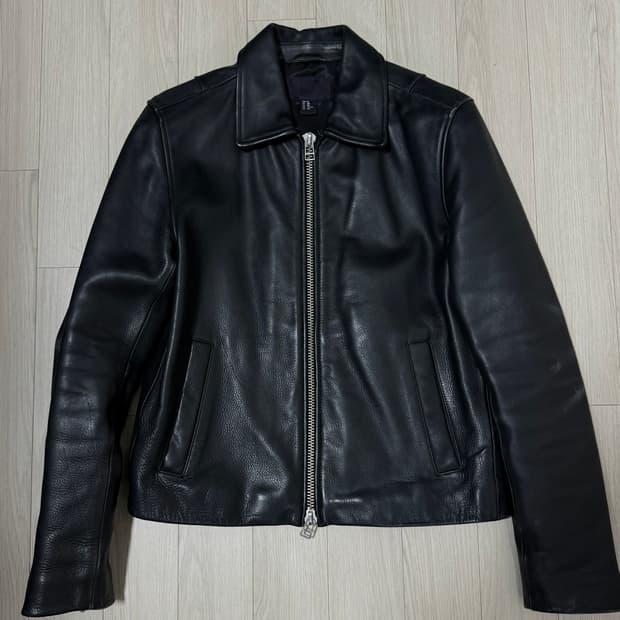 H&M 카우 레더자켓
